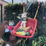peter rabbit scarecrow